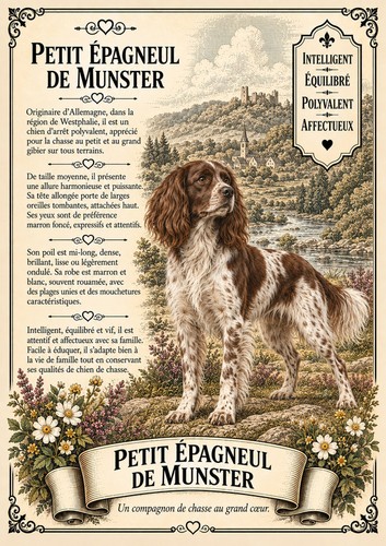 Small münsterland spaniel - a4,