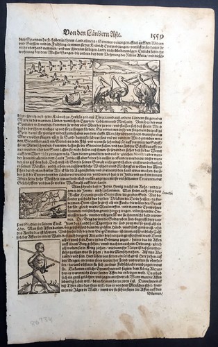 1628 munster antique print - 1628,